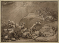 O 011
<br/>
Verkondiging aan de herders
<br/>
<em>Bloemaert, Abraham (1564 - 1651) - kopie naar</em>